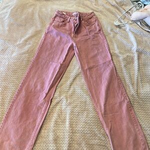 pink pacsun jeans, excellent condition size 26